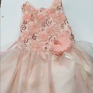 Girls Formal Pink Dress
